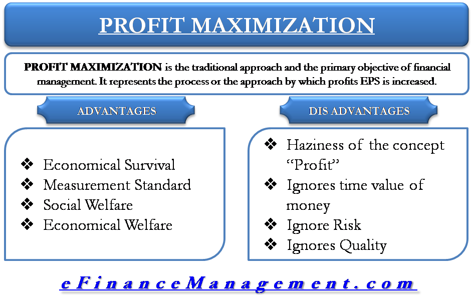 benefits of profit maximization
