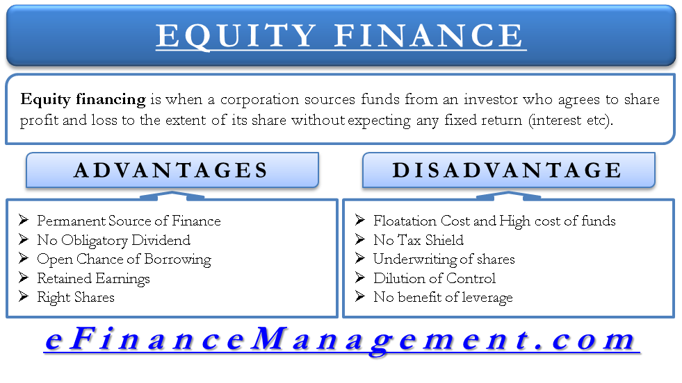 Advantages and Disadvantages of Equity Finance