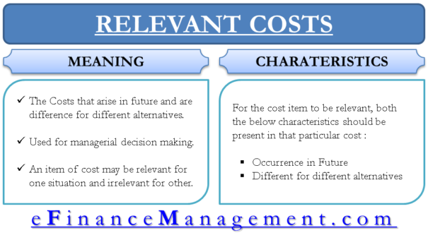 Relevant Costs