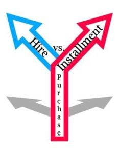 Difference between Hire Purchase vs. Installment Purchase