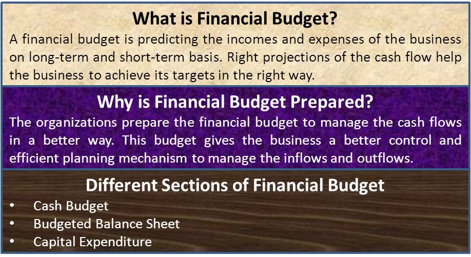 budget and financial