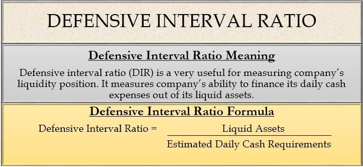Defensive Interval Ratio