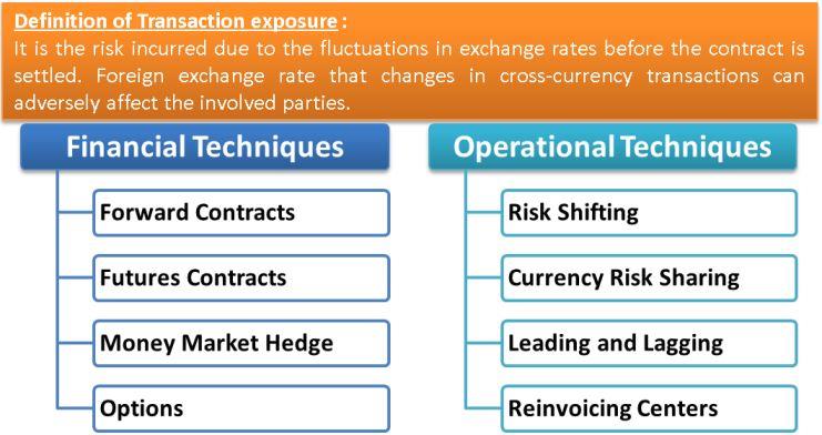 Transaction Exposure Financial Operational Techniques To Ma!   nage It - 