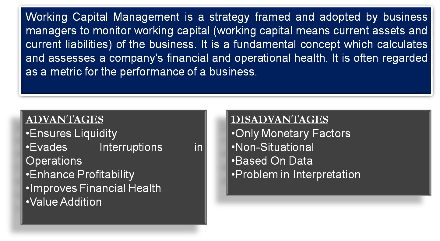 Advantages and Disadvantages of Working Capital Management