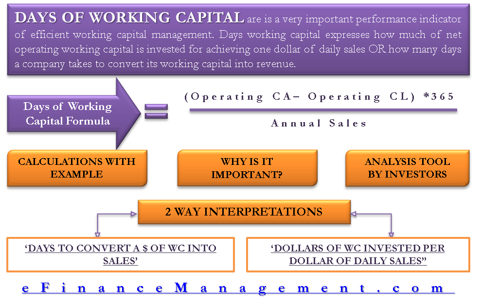 Days of Working Capital