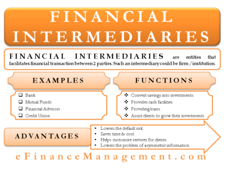 Financial Intermediaries – Meaning, Functions And Importance | EFM