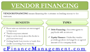 Vendor Financing - Meaning, Types and Importance