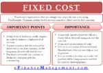 Fixed Cost - What It Is And What's Its Importance?