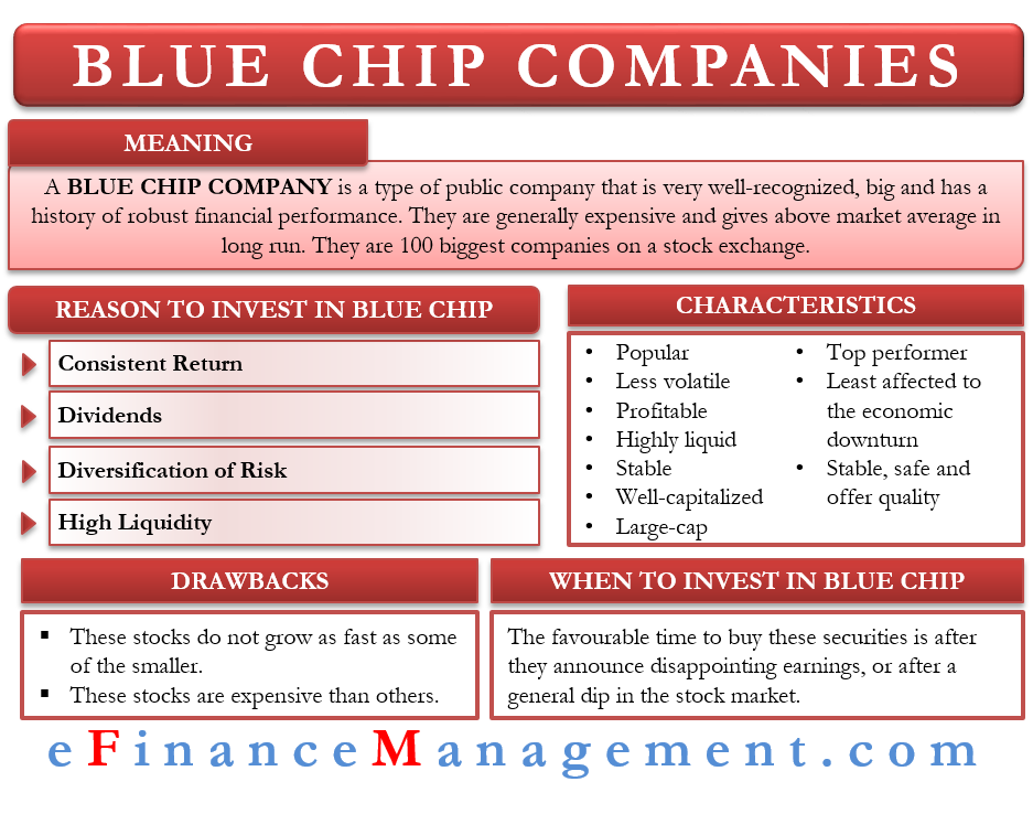 Blue Chip Company Meaning Characteristics And More