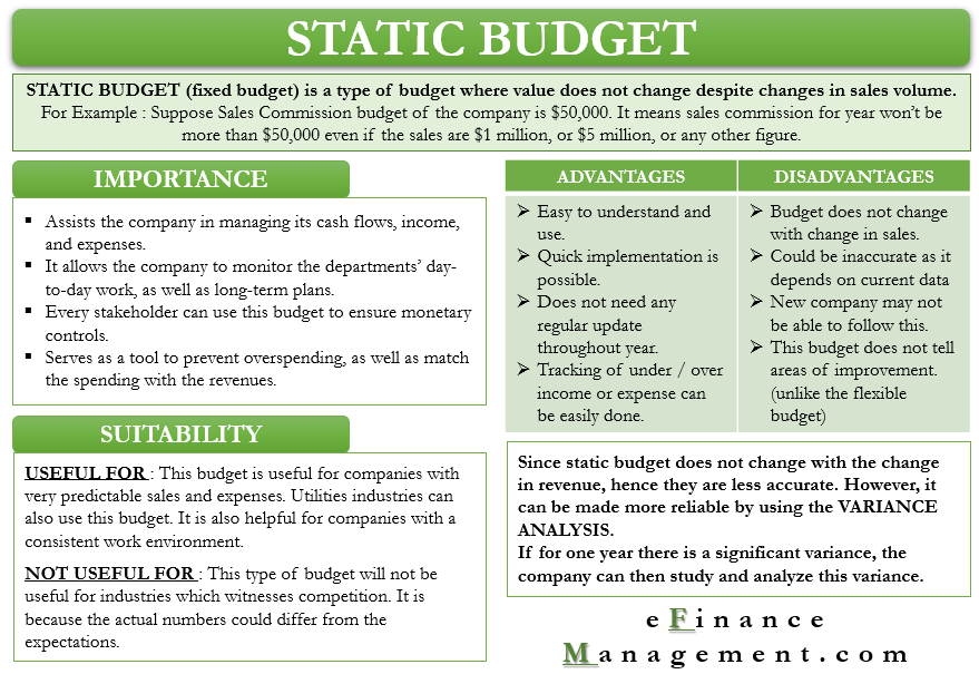 Static Budget