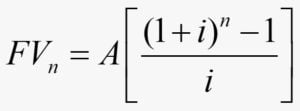 Future Value of Ordinary Annuity Formula