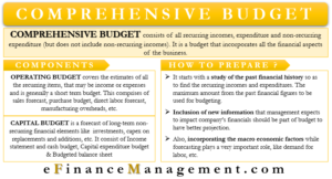 Comprehensive Budget