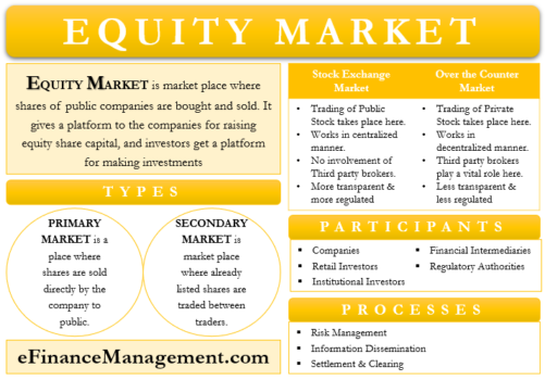 Equity Market | Meaning, Types, Participants, Procedure, and More | eFM