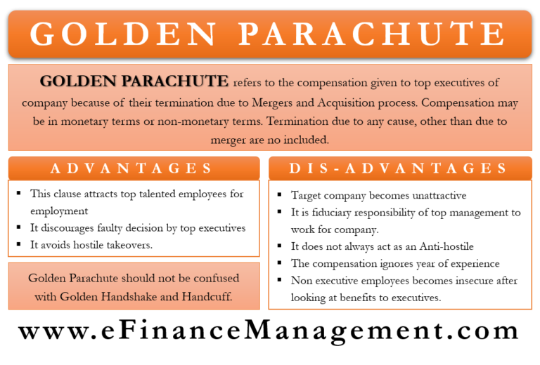 Golden Parachute Meaning, Advantages, Criticism, Examples and More