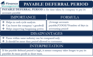 payable deferral period