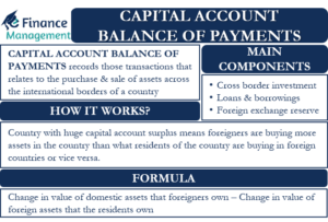 Capital Account Balance of Payment