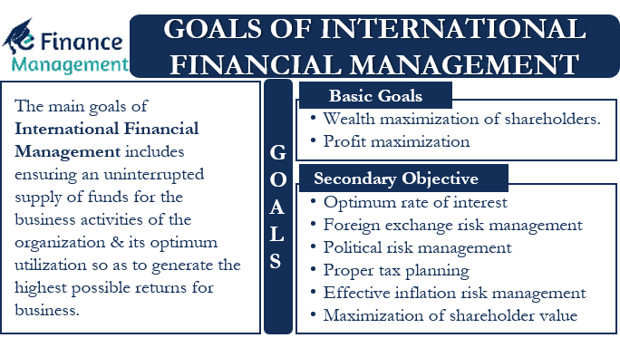 Goals Of International Financial Management Basic And Secondary Goals