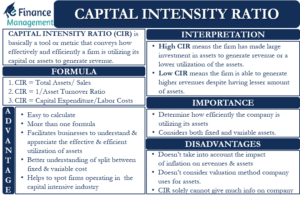 Capital Intensity Ratio