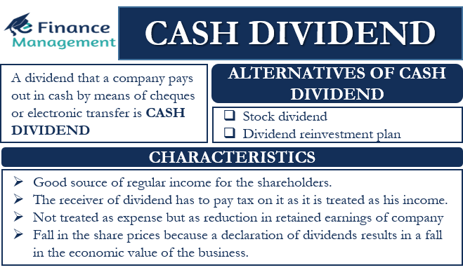 Cash Dividend Meaning Characteristics Example Alternatives