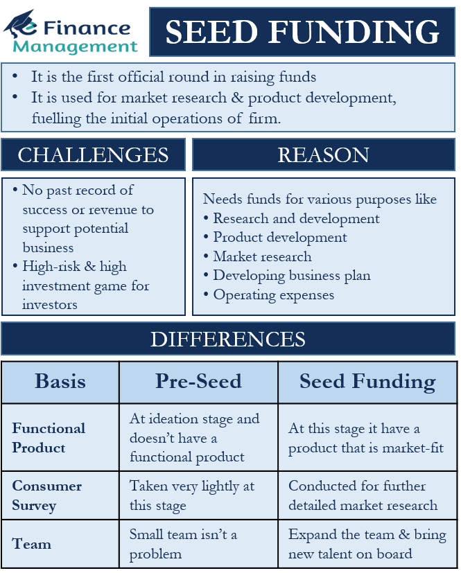 Seed Funding Meaning, Challenges, and Preseed Funding eFinanceMa