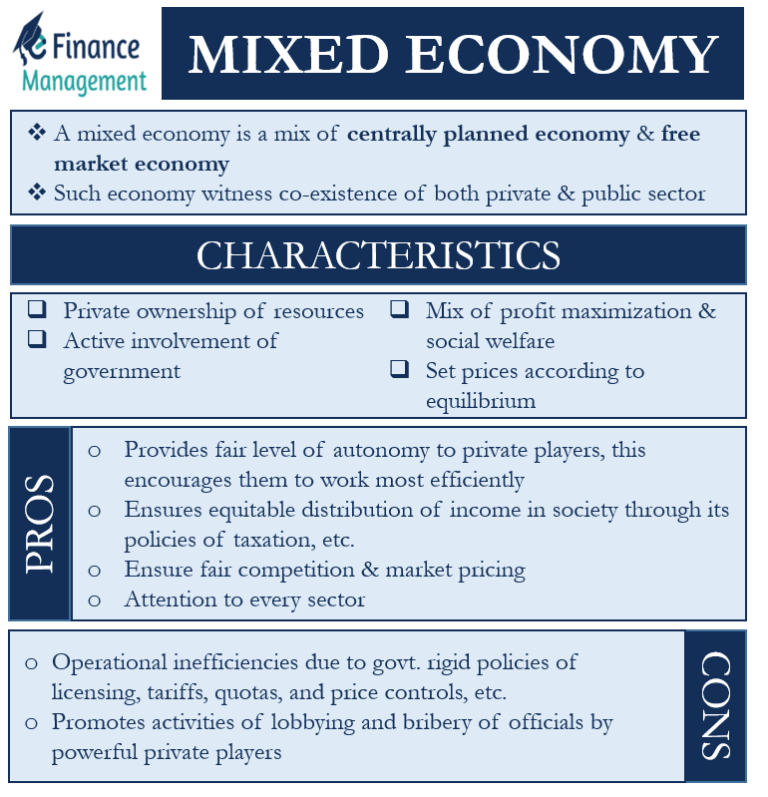 mixed-economy-meaning-characteristics-advantages-limitation